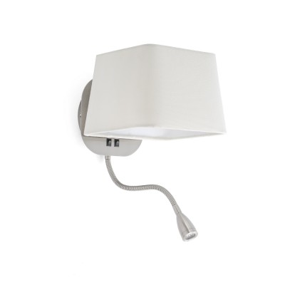 Aplica cu reader LED SWEET nickel