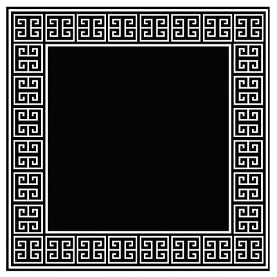 Covor APOLLO Negru/Alb 300x300