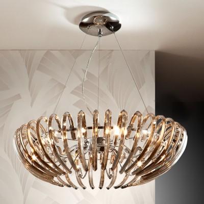 Lustra moderna design elegant Ø66cm ARIADNA champagne