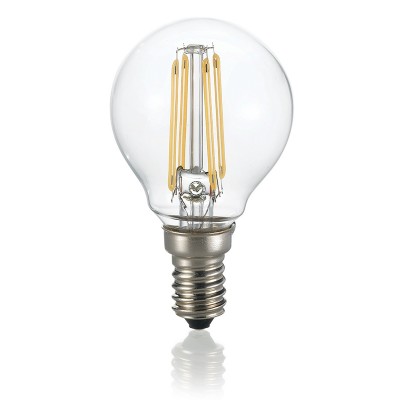 Bec LED E14 4W SFERA TRASPARENTE 3000K