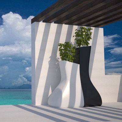 Ghiveci plante / Jardiniera de flori exterior / interior design modern premium MOMA MELLIZAS LOW