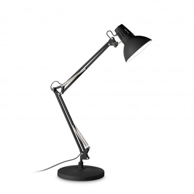 Lampa de birou cu brat articulat WALLY TL1 TOTAL BLACK