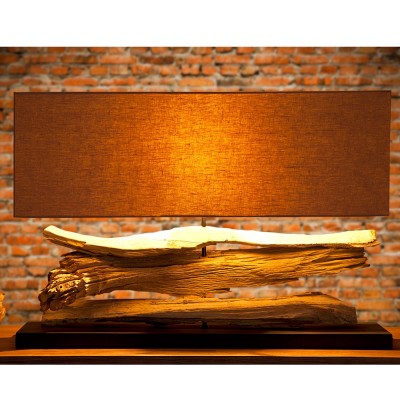 Lampa design rustic Riverine bej