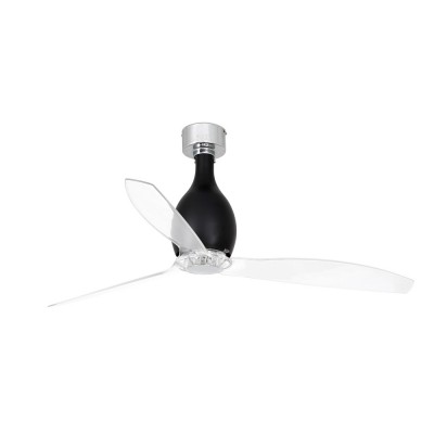 Ventilator cu telecomanda ETERFAN MINI negru mat