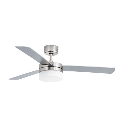 Lustra cu ventilator si telecomana PANAY nichel