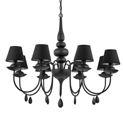 Candelabru BLANCHE SP8 NERO