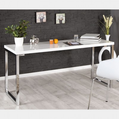 Birou White Desk 160cm alb