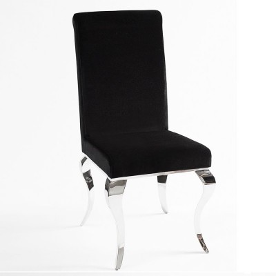 Set de 2 scaune Modern Barock negru
