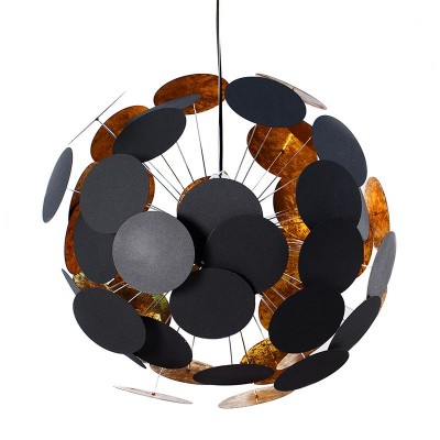 Lustra Infinity negru/ auriu
