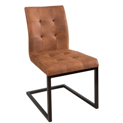 Set de 2 scaune Oxford coniac