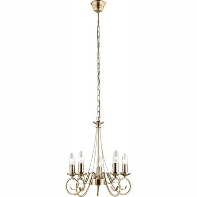 Candelabru 5 brate alama antica TRUNCATUS 