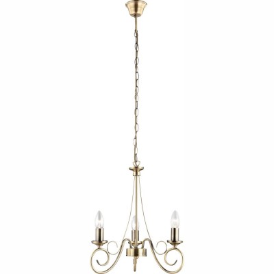 Candelabru 3 brate alama antica TRUNCATUS 