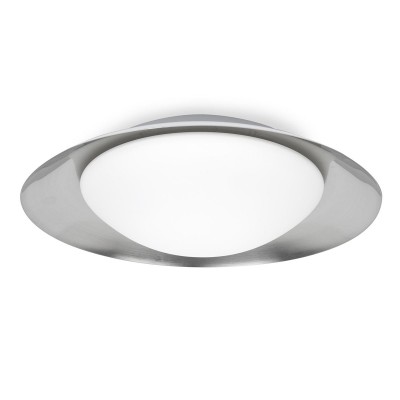 Plafoniera LED moderna SIDE 15W alb/nickel