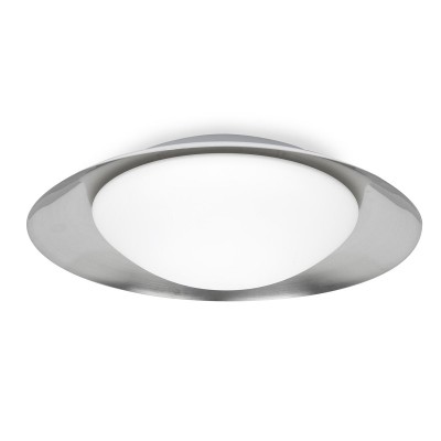 Plafoniera LED moderna SIDE 450 17W alb/nickel