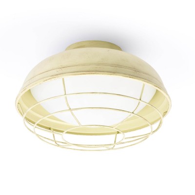 Plafoniera de exterior VINTAGE HELMET alb antic