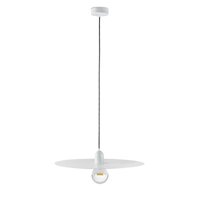 Pendul design modern minimalist PLAT alb