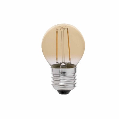 Bec LED E27 G45 FILAMENT AMBER 2W 2200K