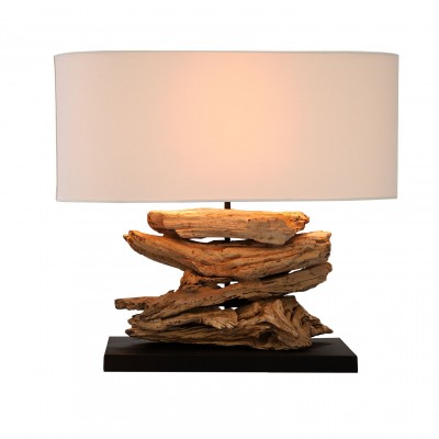 Lampa de masa Riverine natur
