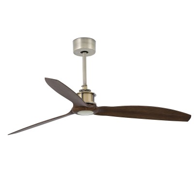 Ventilator cu telecomanda JUST alama antique/ nuc