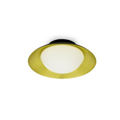 Plafoniera LED moderna SIDE G9 negru / auriu