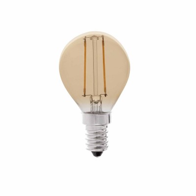 Bec LED decorativ FILAMENT AMBER LED E14 2W 2200K