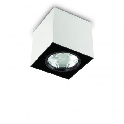 Plafoniera, Spot aplicat MOOD PL1 BIG SQUARE BIANCO