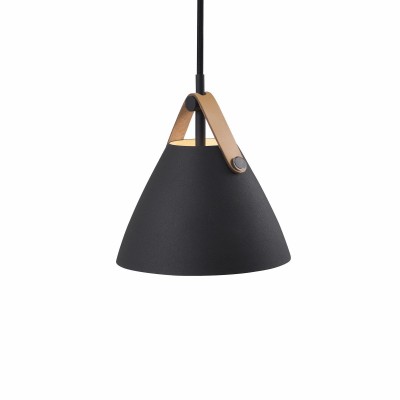 Pendul design nordic STRAP 16 negru