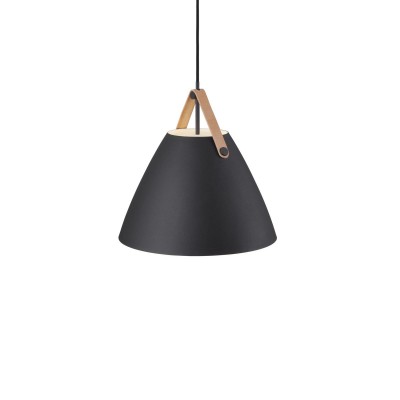Pendul design nordic STRAP 36 negru