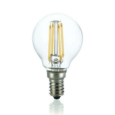 Bec LED E14 4W SFERA TRASPARENTE 4000K