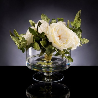 Aranjament floral ETERNITY BOWL ROSE LEAF