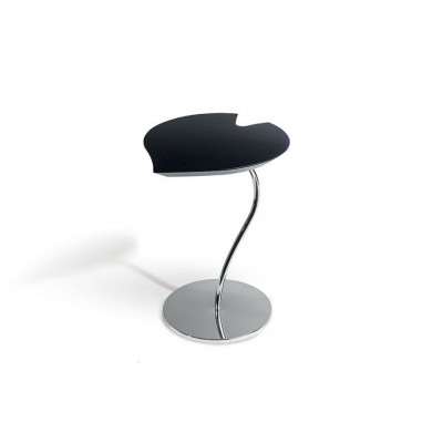 Masuta design LUX LEAF STEEL negru