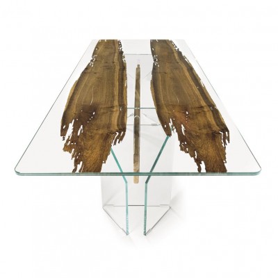 Masa design Glass&Wood VENEZIA 240x100cm