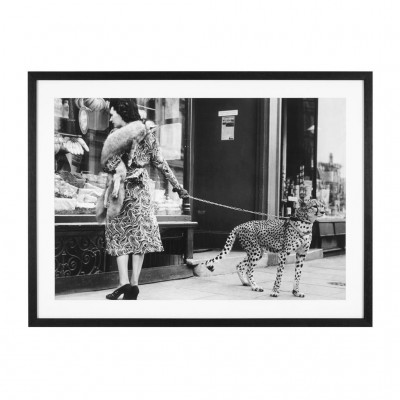Tablou Elegant Woman with Cheetah
