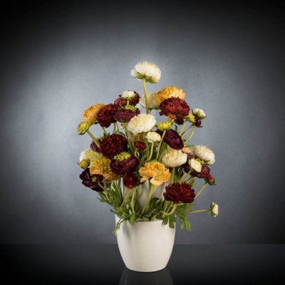 Aranjament floral BABILON RANUNCOLO Small 50cm, multicolor