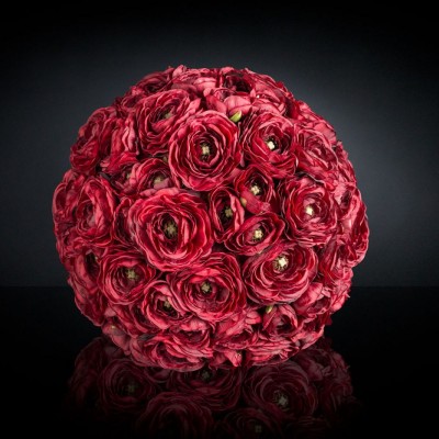 Aranjament floral SPHERE RANUNCOLO MIX 35cm