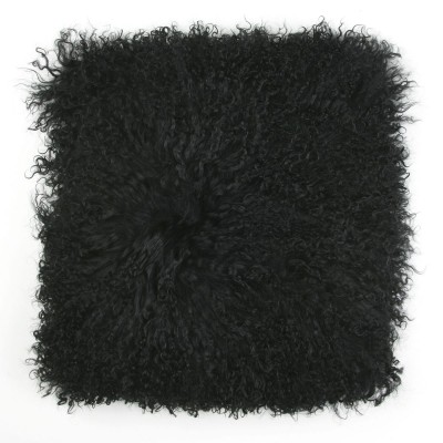 Perna cu piele de oaie LW Tibetan 50x50cm Velvet Black