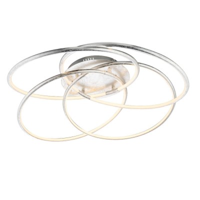 Lustra LED cu telecomanda Barna 60W argintie