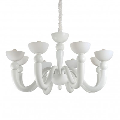 Candelabru cu 8 brate BON BON SP8 BIANCO