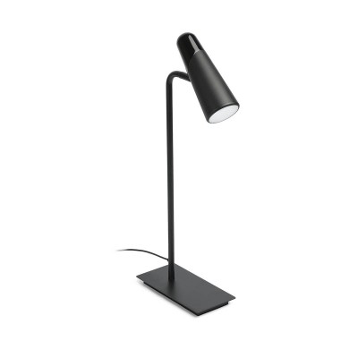 Veioza LED design modern minimalist LAO negru