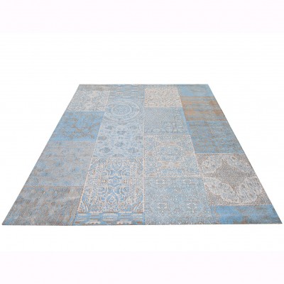 Covor Levante II 240x160cm, albastru inchis Patchwork