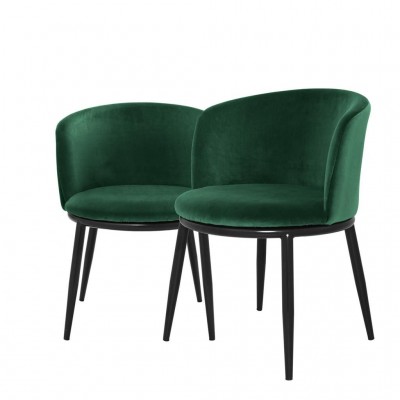 Set de 2 scaune LUX Filmore verde