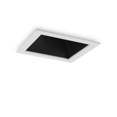 Spot LED incastrabil GAME FI1 SQUARE alb / negru