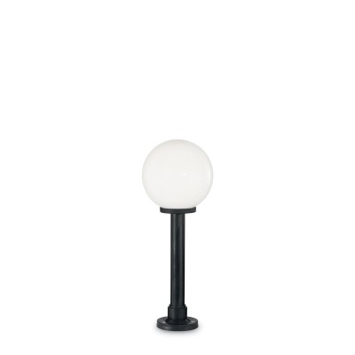 Stalp de iluminat exterior design clasic GLOBE PT1 SMALL opal