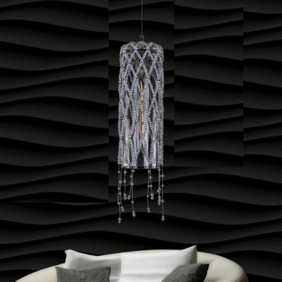 Lustra moderna design LUX cristal ROSÉE CYLINDER