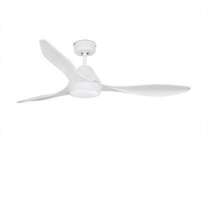 Lustra LED cu Ventilator si telecomanda design modern POLARIS alb