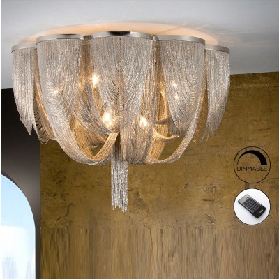 Lustra LED dimabila cu telecomanda design lux Ø68cm MINERVA