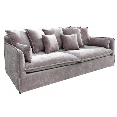 Canapea confortabila Heaven, catifea taupe