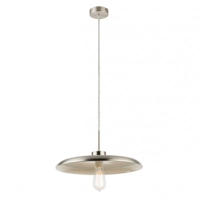 Pendul vintage design retro Ø40cm DARENU nickel 