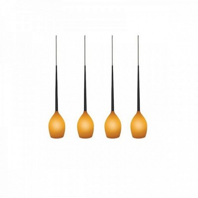 Lustra moderna Izza 4 Amber