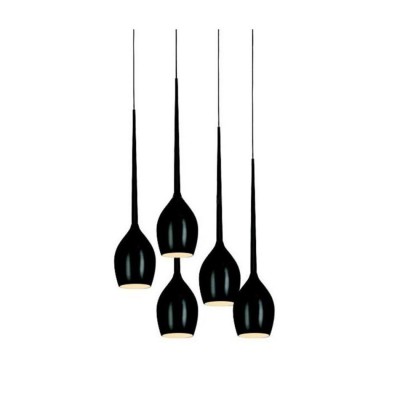 Lustra moderna Izza 5 Black